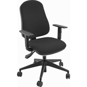 Sedia operativa girevole Unisit Simple SISY Eco Smart - rivestimento Eco nero -