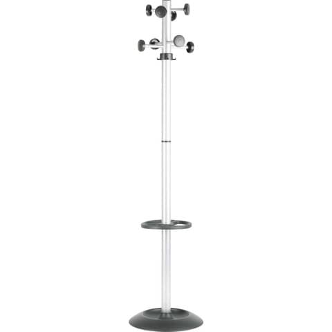 Unisit Totem free-standing coat stand with umbrella stand h. 172 cm - 8 hangers