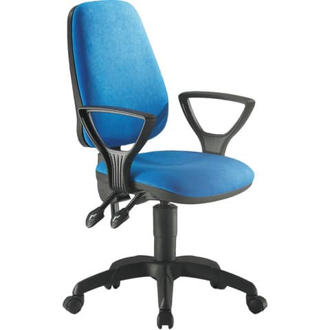 Sedia operativa girevole Unisit Leda LDAY Eco smart - schienale alto rivest.