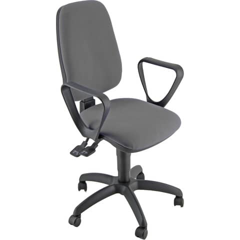 Sedia operativa girevole Unisit Leda LDAY Eco smart - schienale alto rivest.