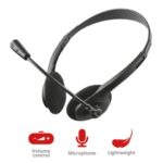 Cuffie con microfono TRUST Primo Chat nero