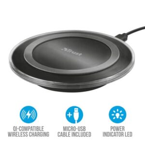 TRUST Yudo wireless charger for smartphones black