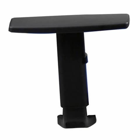 Pair of adjustable T-shaped armrests Unisit Friz black -
