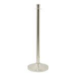 Securit® polished stainless steel column base Chrome-plated