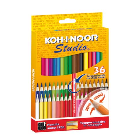 Astuccio matite colorate KOH-I-NOOR Legno