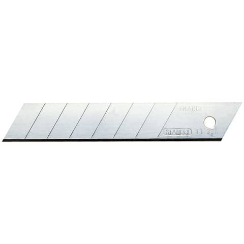 Lame per cutter a spezzare STANLEY 18 mm Spessore 0,55mm