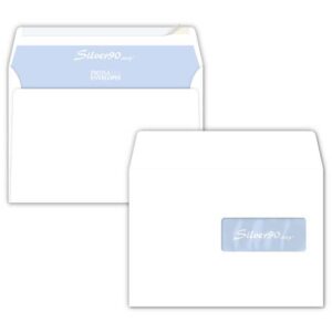 Buste con finestra Pigna Envelopes Silver90 90 g/m² 162x229 mm bianco