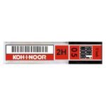 Astuccio 12 mine 2H per portamine KOH-I-NOOR 0,5 mm -