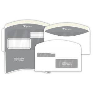 Buste con 2 finestre Pigna Envelopes FLY-Matic 2 80 g/m² 115x230 mm bianco