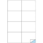 MARKIN Copiatabu Permanent White Labels 105x74.25 mm without margin 8