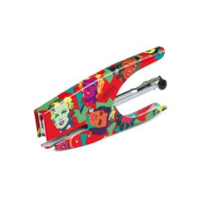 POP OFFICE COLLECTION chrome-plated steel fancy hand stapler