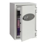 Fireproof safe Phoenix white - Ral 9003 high quality key lock.