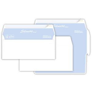 Windowless envelopes Pigna Envelopes Silver90 90 gsm 110x230 mm white