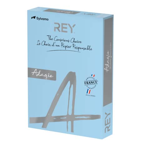Carta colorata A4 Sylvamo Rey Adagio 160 g/m² blu tenue 48 -