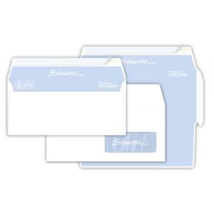 Buste con finestra Pigna Envelopes Silver90 90 g/m² 110x230 mm bianco