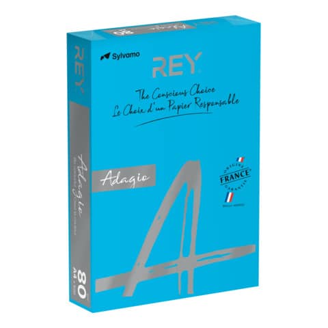 Carta colorata A4 Sylvamo Rey Adagio 80 g/m² blu intenso 51 -