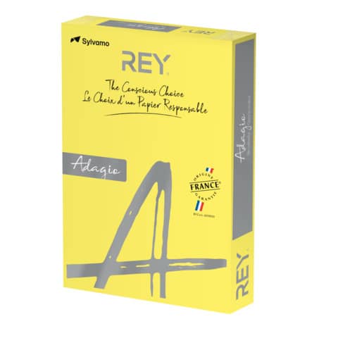 Carta colorata A3 Sylvamo Rey Adagio 80 g/m² giallo intenso 66 -