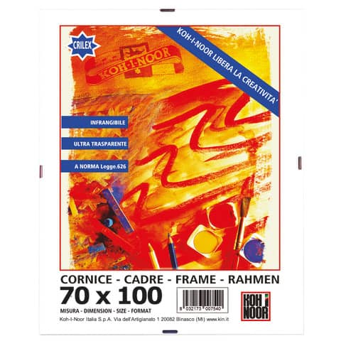 Cornice a vista in crilex KOH-I-NOOR 70x100 cm