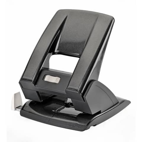 Perforatore a 2 fori Kangaro AION 40 fogli - nero foro 6 mm