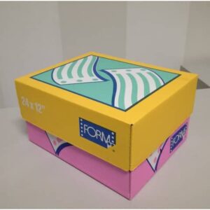 Continuous forms "WHITE PAPER" Form 60 gsm detachable tracks white