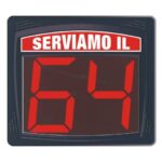 Display per eliminacode 2 cifre a segmenti luminosi MARKIN alimentazione