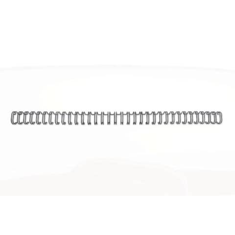Spirali metalliche a 34 anelli GBC WireBind 14 mm A4 nero