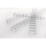 Spirali metalliche a 34 anelli GBC Wirebind 6 mm a4 nero