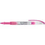 Evidenziatore a penna Q-Connect 1-4 mm rosa