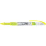 Q-Connect pen highlighter 1-4 mm yellow