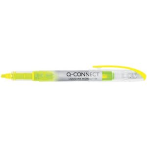 Q-Connect pen highlighter 1-4 mm yellow