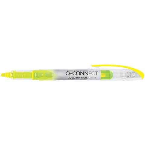 Q-Connect pen highlighter 1-4 mm yellow