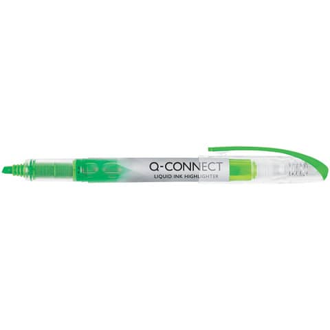 Q-Connect pen highlighter 1-4 mm green
