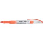 Evidenziatore a penna Q-Connect 1-4 mm arancione