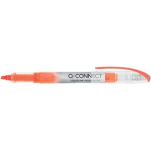 Evidenziatore a penna Q-Connect 1-4 mm arancione