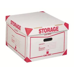 Contenitore 4 scatole King Mec Storage 41x27x43 cm bianco