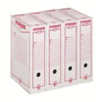 Scatola archivio King Mec Storage A4 9x33x23 cm bianco