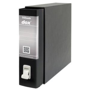 Registratore a leva DOX2 Protocollo 28,5x35 cm - dorso 8 cm nero