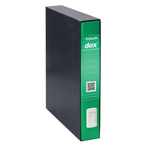 Registratore a leva DOX4 Commerciale 28,5x31,5 cm - dorso 5 cm verde -