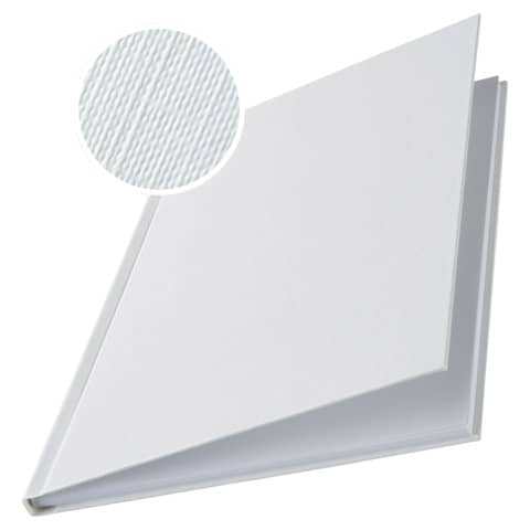 Copertina rigida 36-70 fogli Leitz impressBIND in cartone con dorso da 7 mm
