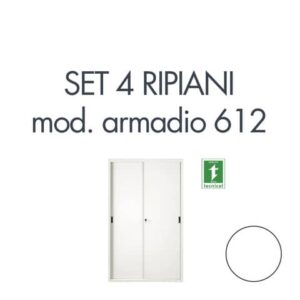 Set 4 ripiani per armadio Tecnical 2 612 612-BA BIANCO