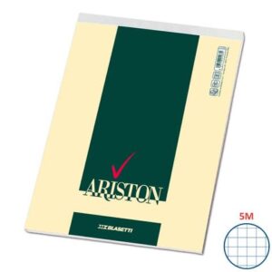 Blasetti Ariston Stapled Blocks - 70 ff 60 gsm A4 - quad. 5 mm