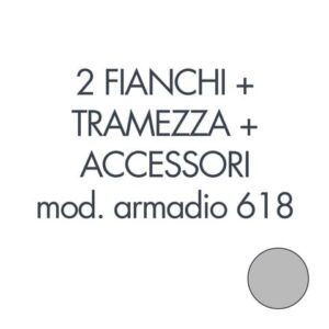 Set 2 fianchi + 1 tramezza + accessori + istruzioni per armadio Tecnical 2 618