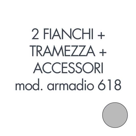 Set 2 fianchi + 1 tramezza + accessori + istruzioni per armadio Tecnical 2 618