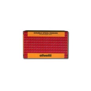 Nastro 2605/3NR Olivetti nero-rosso