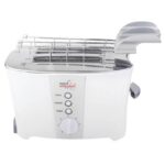 Melchioni White Double-Clip Toaster