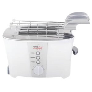 Melchioni White Double-Clip Toaster