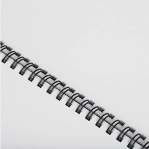 Dorsi metallici FELLOWES 34 anelli 14 mm nero - capacità 101-130 fogli