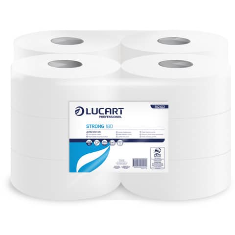 Lucart Strong Toilet Paper 180 m mini jumbo 2-ply