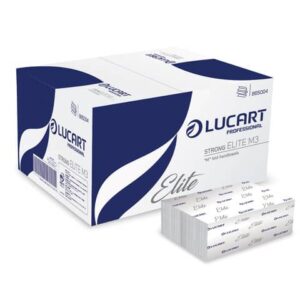 Asciugamani piegati a "M" Lucart Elite M3 3 veli