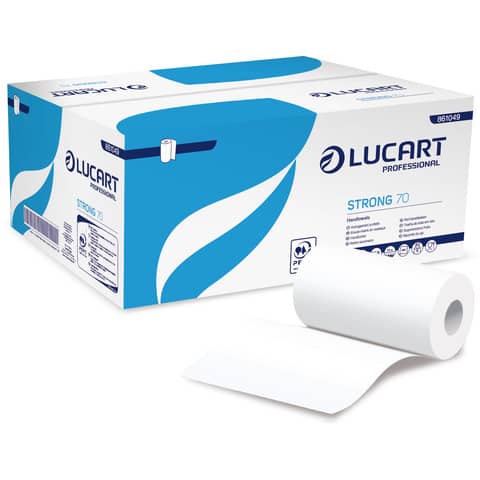 Lucart Strong 70 m 2-ply pure cellulose towel